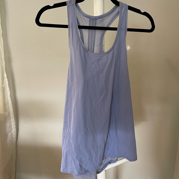 Lululemon Two with One Singlet in Hydrangea Blue - Picture 8 of 9